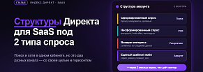 Яндекс Директ для онлайн-сервиса: кейс о 2 структурах кампаний под разный спрос