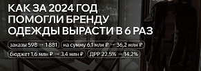 Самый тяжелый год оказался самым прибыльным: как за 2024 год помогли бренду одежды вырасти в 6 раз