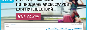 SEO-продвижение интернет-магазина по продаже аксессуаров для путешествий: ROI 743%