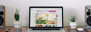 Узнаваемый стиль в современной обработке: редизайн сайта сети цветочных магазинов