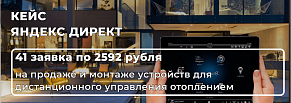 Умный дом пользуется спросом или нет? Проверим на кейсе в Директе на продаже устройств отопления