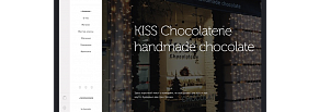  Сайт для компании KISS Chocolaterie с функциями интернет-магазина.