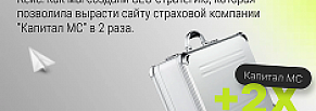  Как мы увеличили трафик страховой компании «Капитал МС» вдвое с помощью продуманной SEO-стратегии