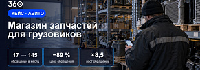 Интернет-магазин запчастей для грузовиков на Авито: 145 обращений в месяц вместо 17