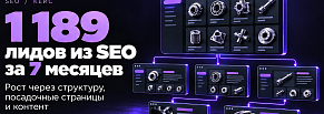 1 189 лидов из SEO за 7 месяцев для B2B-поставщика запчастей