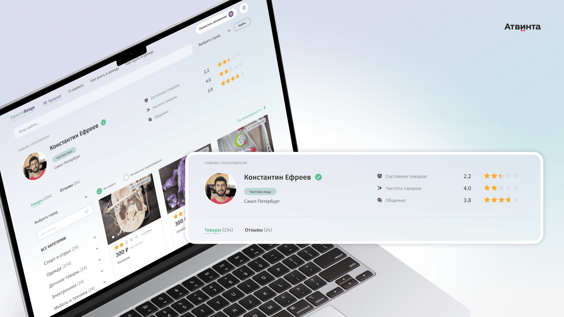 Рейтинговый блок на сайте