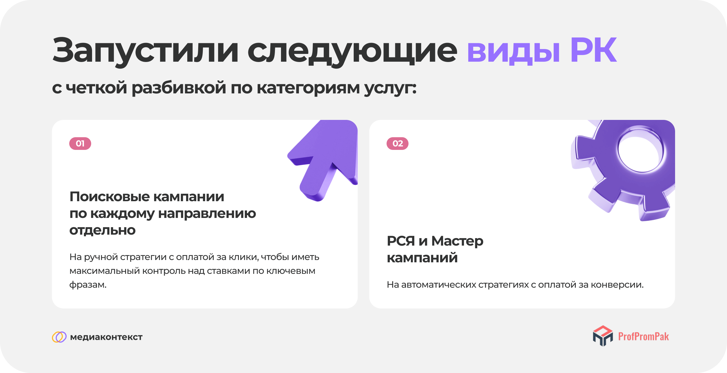 Настройка и запуск РК