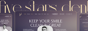 Разработка имиджевого сайта Five Stars Dent