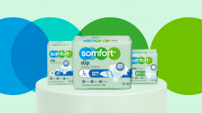 SOMFORT — корпоративный сайт для бренда средств личной гигиены