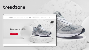 Trendzone: разработка интернет-магазина брендов New Balance и Lee Cooper