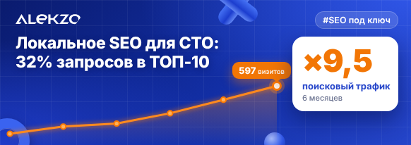 32% запросов в ТОП-10 Яндекса за полгода: кейс локального SEO для СТО в Гродно
